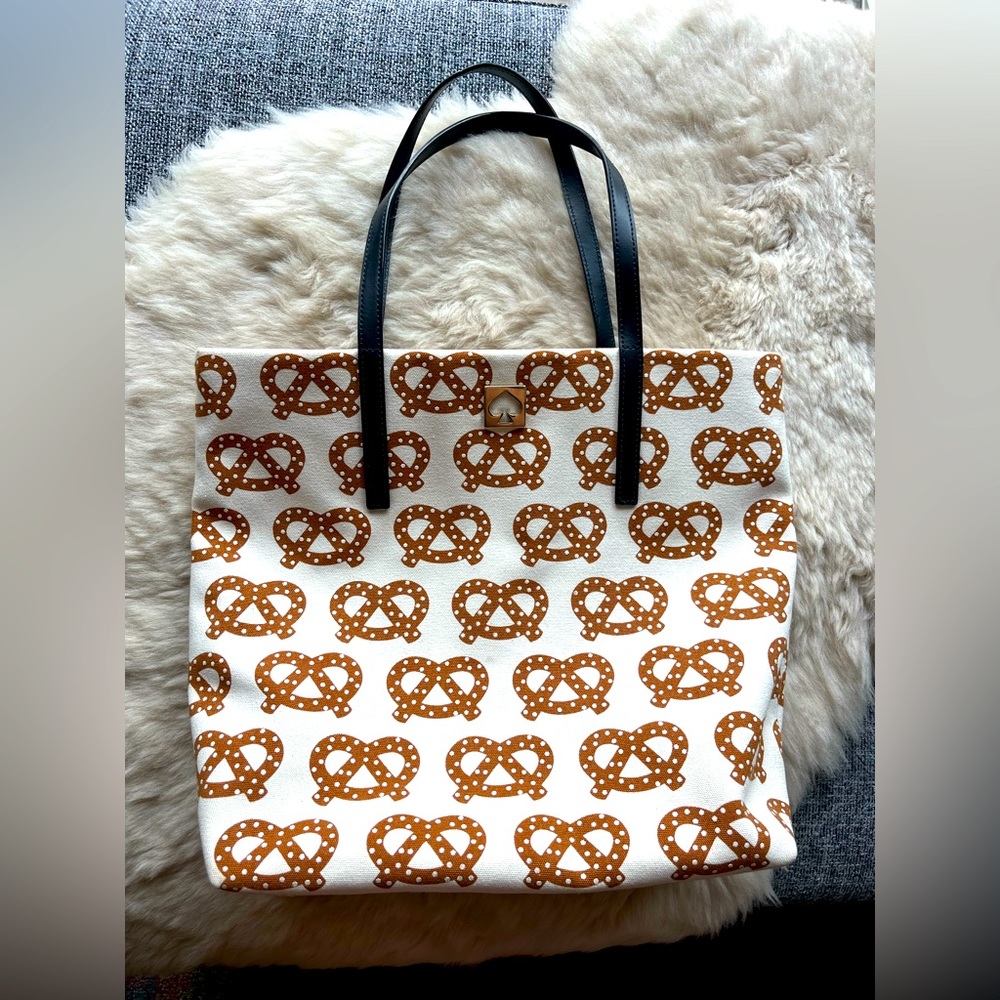 Kate Spade pretzel tote bag